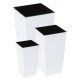  Lamela Finezja flowerpot, plastic, 25 x 46.5 cm, white + 2 more products