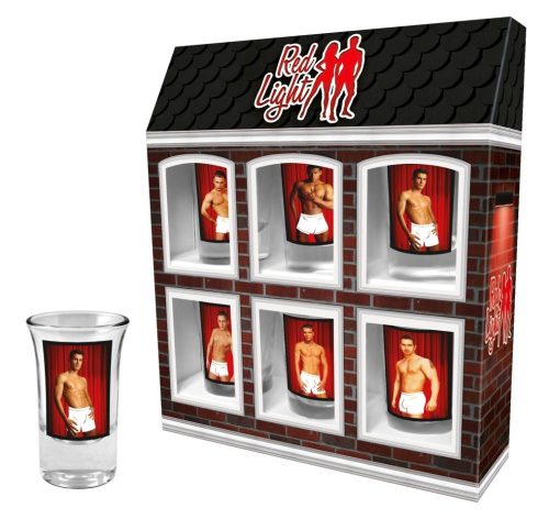 Cool, funny gadgets glass set with Bgtech print 35 ml 6 pcs.