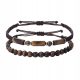  MEN'S BRACELET TIGER EYE BEADS 4mm SET