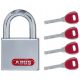  Abus padlock with key