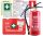 Medium Set for Business, First Aid Kit, Fire Extinguisher, 4 kg, Signs