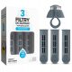  DAFI filter for SOLID and SOFT bottles, grey x3