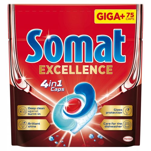  Somat Excellence 4in1 dishwasher capsules 75 pcs