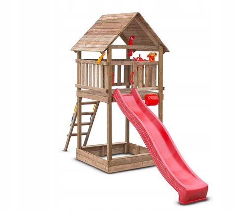 LARGE Tobi play tower, sandpit, slide, ladder