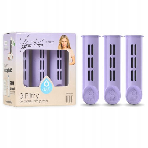 DAFI SOLID and SOFT bottle filters lavender x3