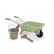 GREEN GARDEN set of wheelbarrow and gardening accessories