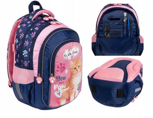  LITTLE FRIEND GINGER KITTY SCHOOL BACKPACK