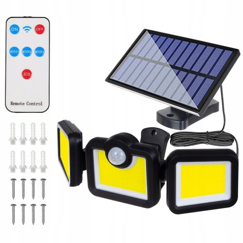 Street lamps for the garden Street lamp 163 W 2000 lm battery operated