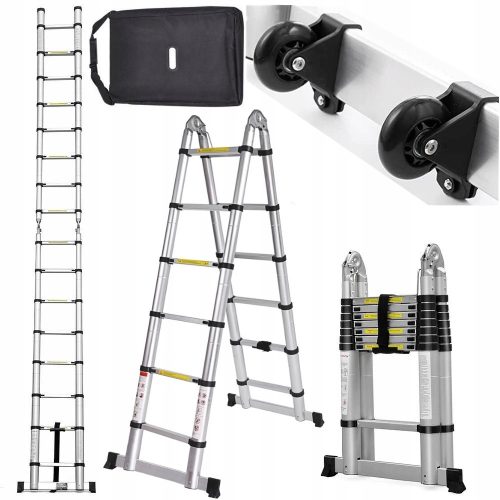 Ladder 6.6 m Aluminum 1 x 16 up to 150 kg