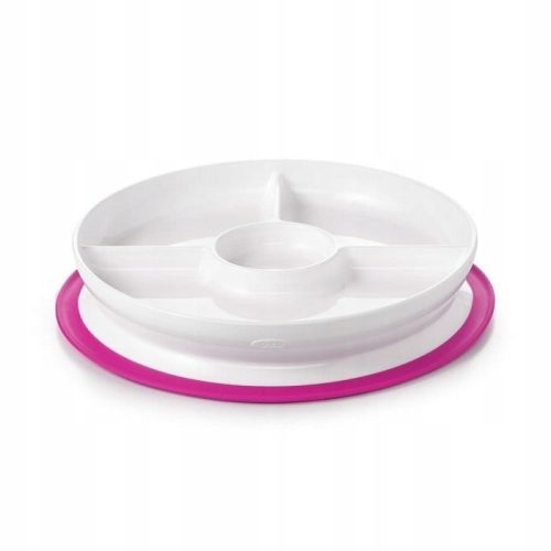  Oxo plate, pink, plastic