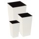  Flowerpot Lamela 25 cm x 25 x 46.5 cm Diameter 25 cm Plastic cream + 2 more products