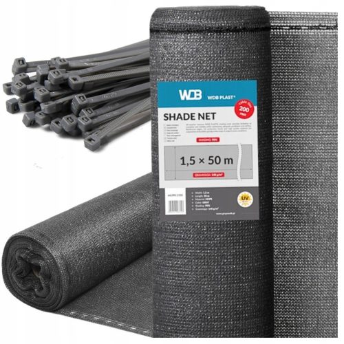 MASKING SHADING MESH 90 % GRAU 1,5x50 140G