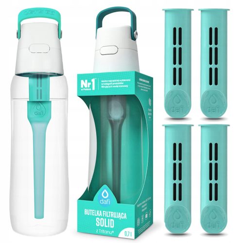  Dafi Tritan filter bottle 0.7 l, turquoise filter