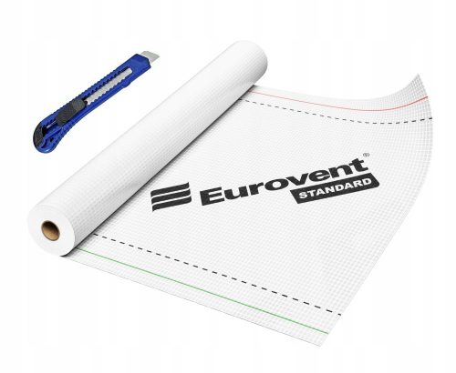 Eurovent vapor-permeable film 50 x 1.5 x 0.5 mm 90 g/m²