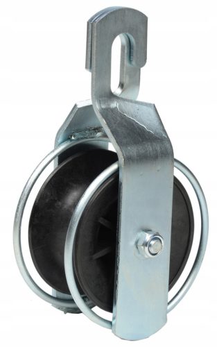 Nylon roller for overhead line Electra Polska 11001 245 mm black and silver
