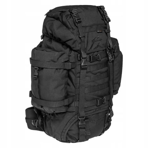 Wisport Reindeer 55L Black High-Capacity Tactical Backpack