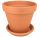  Degrea flowerpot 21.3 cm x 21.3 x 19 cm diameter 21 cm ceramic natural, terracotta + Degrea flowerpot stand 19 cm ceramic