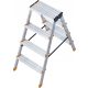 Krause Ladder 2.4 m Aluminium 1 x 4 up to 150 kg