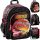 Zigzag School Backpack for Boys with Cars Theme - Durable and Reflective