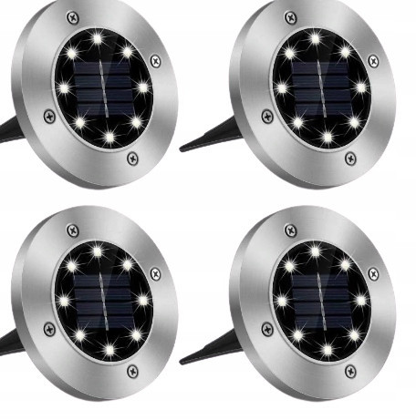  LED solar lamp, black, 13 cm, 1 pc.