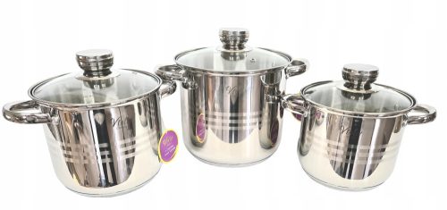 Set de cuisine VIOLET, inox, 6 pièces.