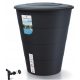  Rainwater tank 210 l 86 x 75 cm black