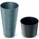  Prosperplast flowerpot 25 cm x 25 x 48 cm diameter 25 cm plastic in shades of blue