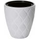  Form-Plastic flowerpot 42 cm x 38.5 x 42 cm diameter 38.5 cm plastic white