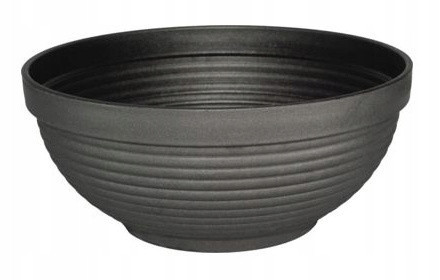  Szemikowie flowerpot 44 cm x 44 x 20 cm, diameter 44 cm, plastic in grey and silver tones