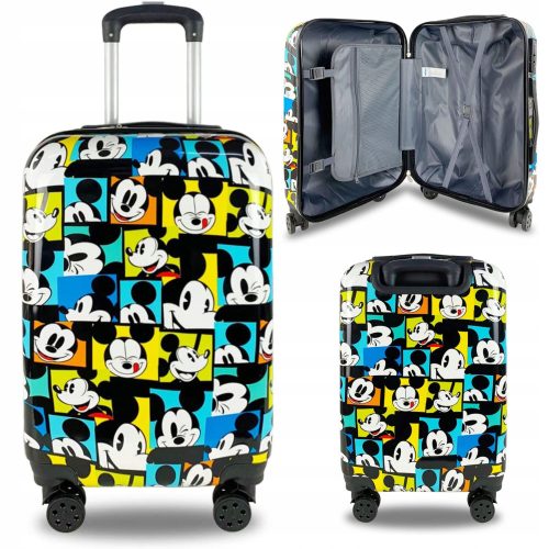  Valise enfant Mickey Mouse Eplusm 45 l multicolore + boîte pliante, boîte 60 cm x 40 cm x 40 cm 650 g/m² 1 pièce.