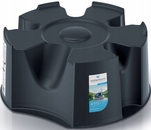  Prosperplast flowerpot 51 cm x 23 x 23 cm diameter 51.2 cm plastic black