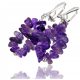  AMETHYST BEAUTIFUL DECORATIVE SILVER CLIPS