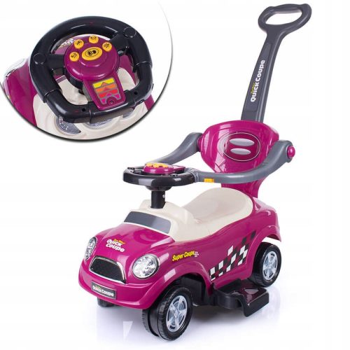  3in1 Top Kids Giga Car ride-on car, purple