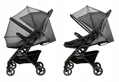  Children's mosquito net for a stroller, black cover