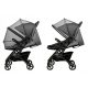  Children's mosquito net for a stroller, black cover