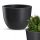  Kadax flowerpot, 29.7 cm x 29.7 x 21.7 cm, diameter 29.7 cm, plastic in grey and silver