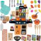  Children's kitchen pots accessories interactive