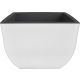 Pots and planters for outdoor and garden use Form-Plastic flowerpot 39.5 cm x 39.5 x 29.5 cm Diameter 39.5 cm Plastic white, grey and silver tones