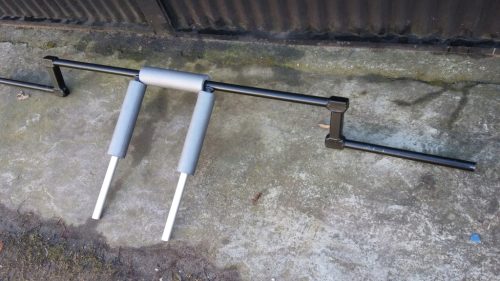  Slightly curved smooth squat bar 200 cm / 28 mm