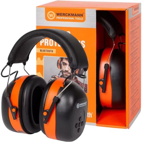 Werckmann Anti-Noise Headphones Bluetooth Hearing Protectors with Integrated Microphone
