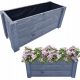 Pots and planters for outdoor and garden Flowerpot DAISY 80 cm x 30 x 32 cm, wood tones in brown and beige