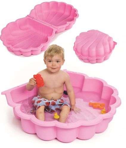 Paradiso Toys pink plastic sandbox