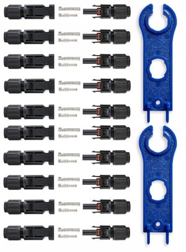 10 PAIRS PHOTOVOLTAIC CONNECTOR MC4 CONNECTOR SOLAR PANEL IP67 14AWG-10AWG