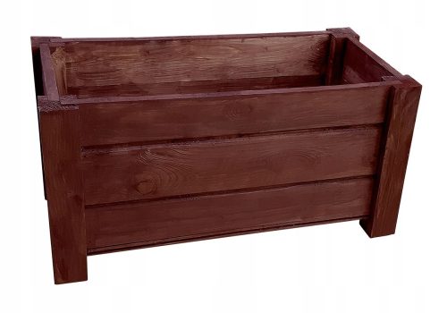  Flowerpot 60x30, wooden garden, 60 cm x 30 x 30 cm, rosewood