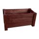  Flowerpot 60x30, wooden garden, 60 cm x 30 x 30 cm, rosewood