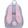  AstraBag kindergarten backpack with one compartment for girls. Pink, grey and silver tones, multicolored