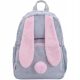  AstraBag kindergarten backpack with one compartment for girls. Pink, grey and silver tones, multicolored