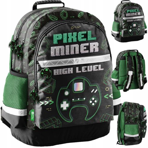 Stylish "Gamer World" Boys' Backpack for School by Paso