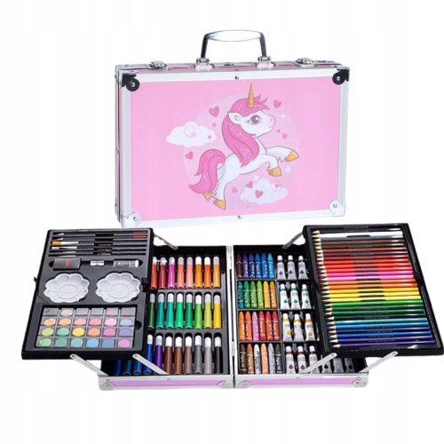  ARTISTIC SET FOR PAINTING IN A CASE 145 ELEMENTS