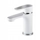 Loge Sewilla white standing washbasin mixer